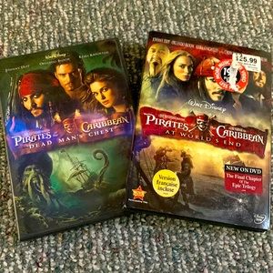 DVDs Pirates of the Caribbean